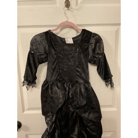 NWOT Girls Black Witches Halloween Hoop Skirt Dress Costume, Medium/Large 10-14 - Picture 3 of 9